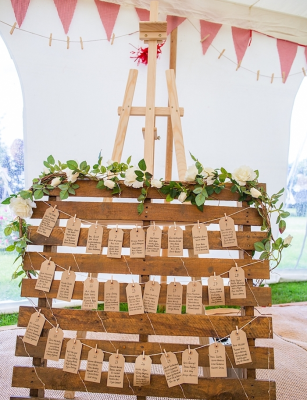 Palette plan de table