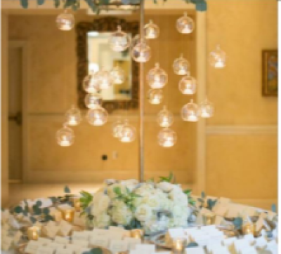 Plan de table boule ouverte