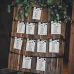 Plan de table vintage carré