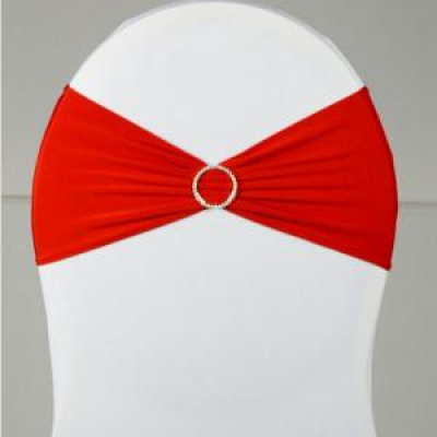 Noeud de chaise en lycra rouge - 171