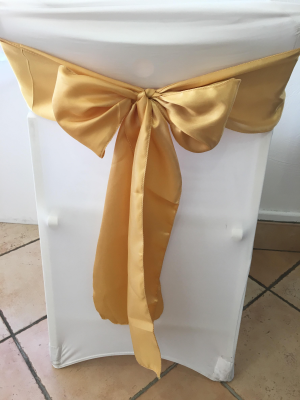 Noeud de chaise en Satin or foncé - R417