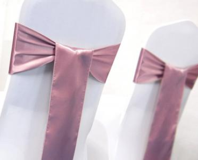 Noeud de chaise en Satin parme - 157