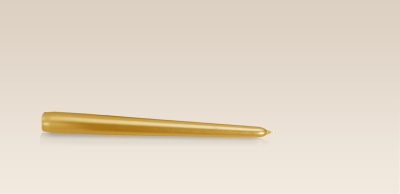 Bougie cierge or - 657