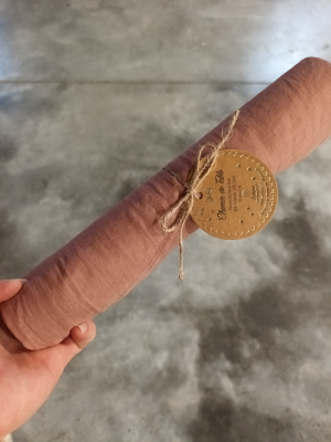 Chemin de Table Mousseline Vieux Rose 28cmx5m - 673