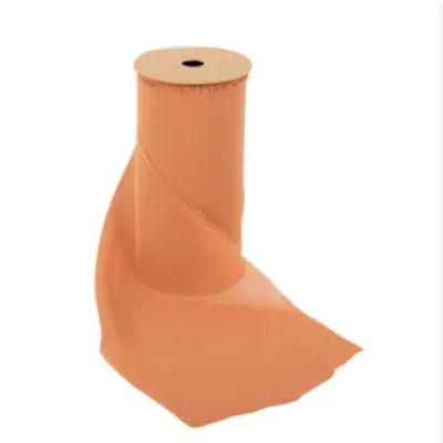 Chemin de table terracotta en mousseline de soie 15cm x 3m - 674