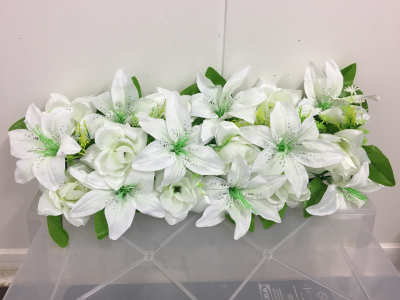 Barre lys blanc et verte