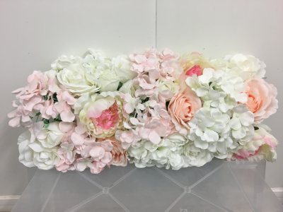 Barre rose pivoine hortensia rose
