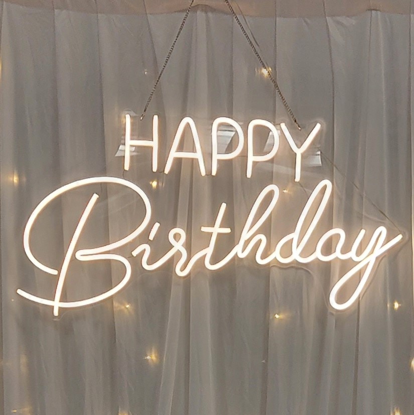 Néon LED "HAPPY Birthday"