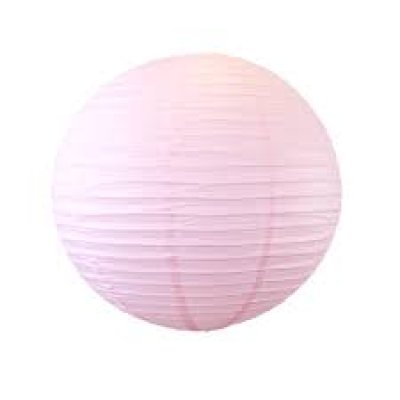Boule chinoise rose 40 cm