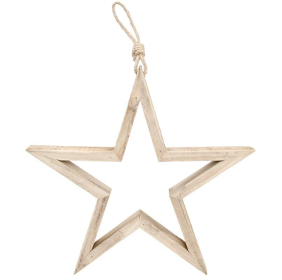 Etoile en bois 60cm