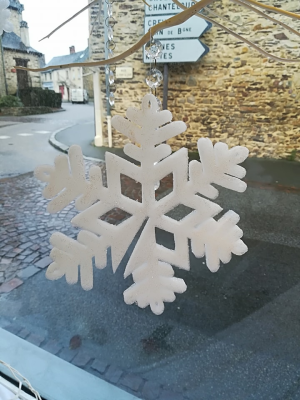 Flocon de neige grand format