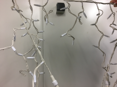 Guirlande lumineuse en cascade