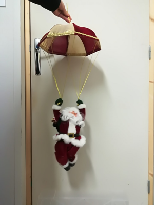 Père noël parachute