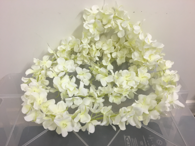 Guirlande hortensia jaune