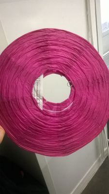 Boule chinoise mauve 30cm