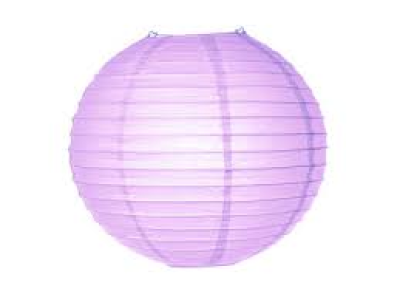 Boule chinoise mauve 60cm