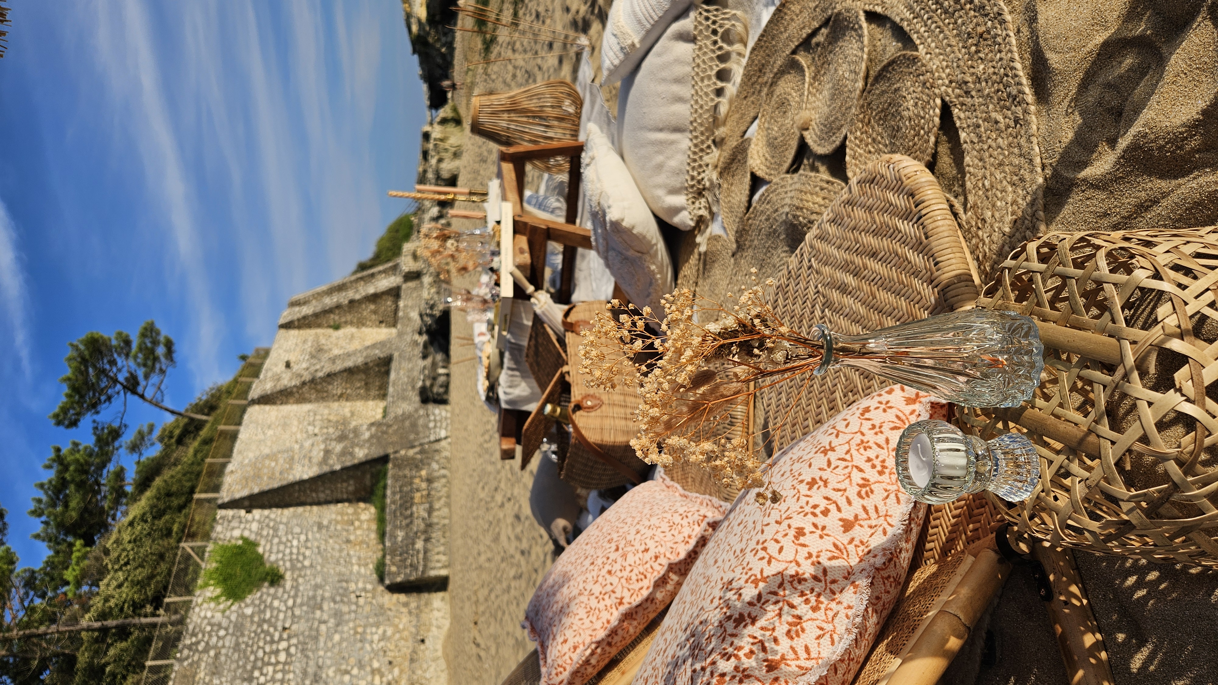 Coussin fleuri "Georges"