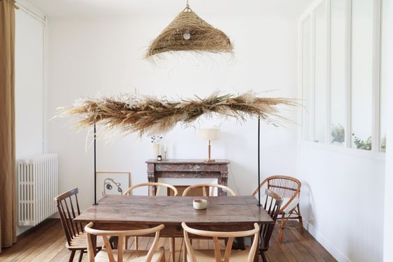 Barre décorative de table