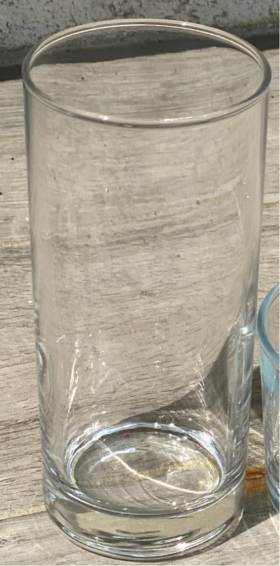 Photophore Haut Chloé en verre transparent