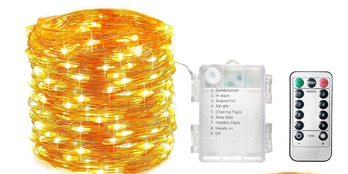 Guirlande de 14 m à piles