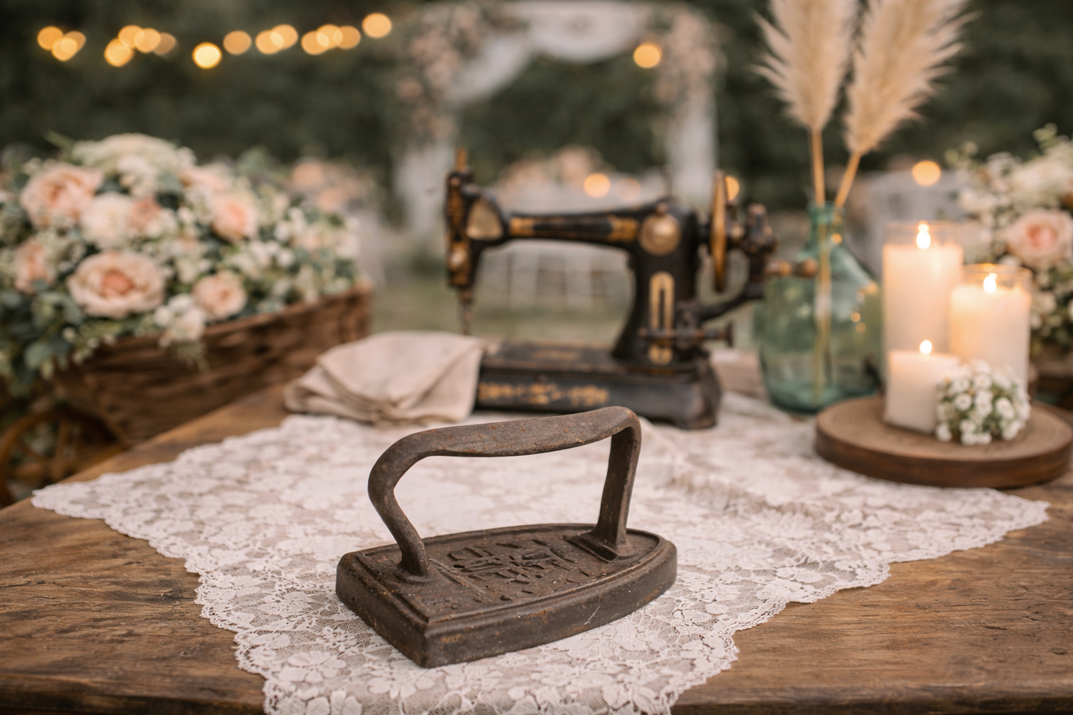 Vieux fer à repasser