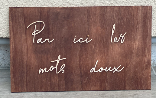 Pancarte signalétique