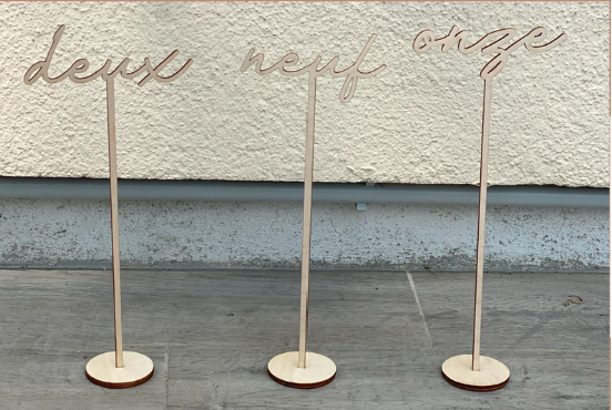 Numéro de table