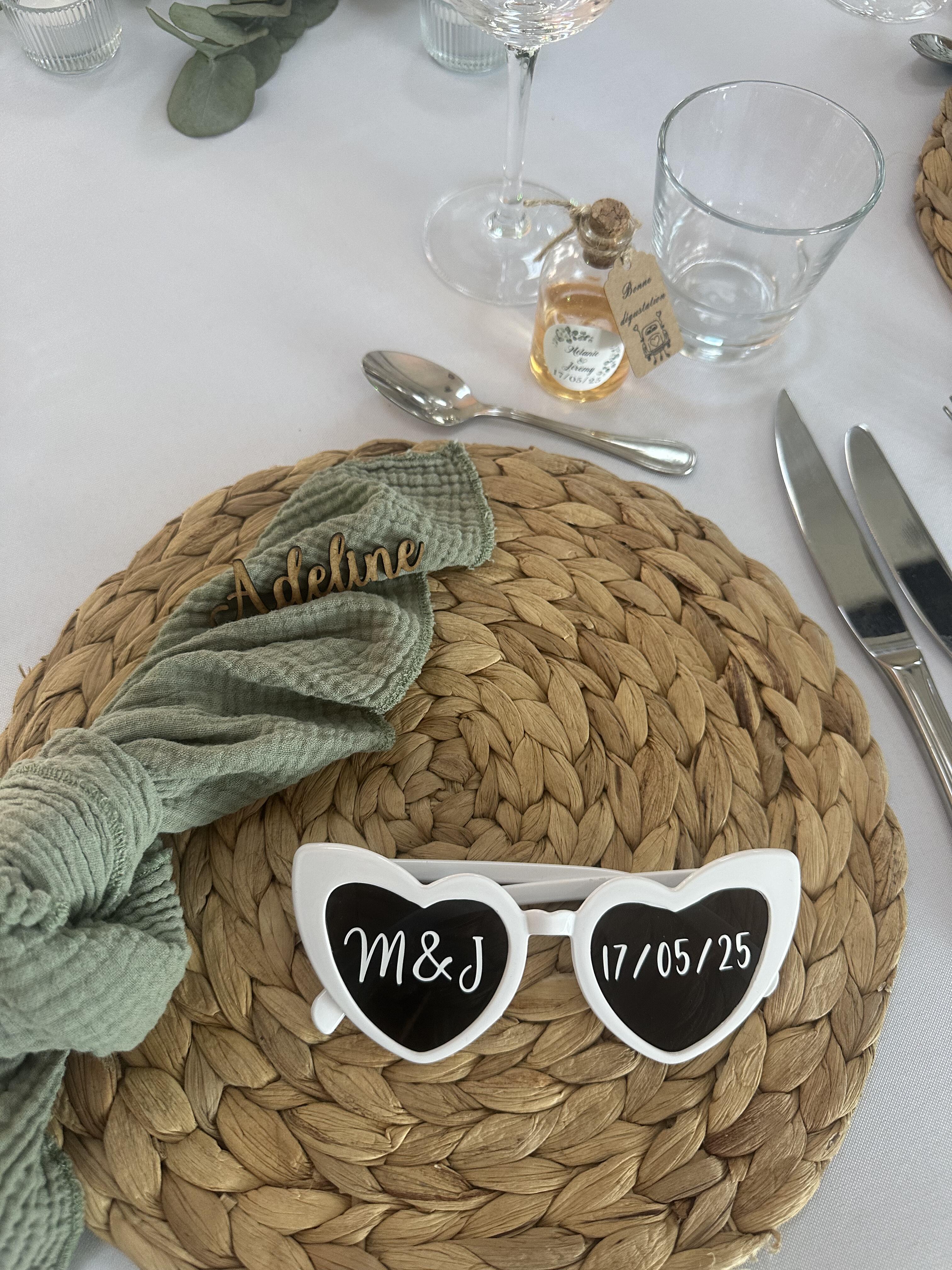 marque place Bois Cursive