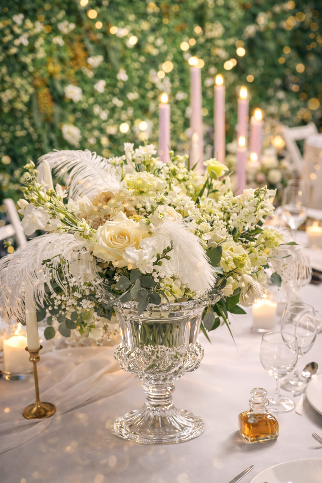 Vase Médicis Taille M transparent centre de table