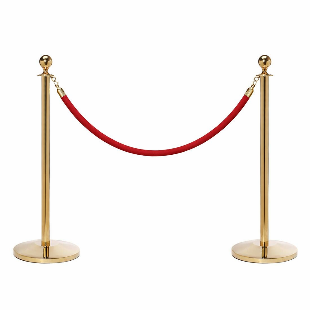 Potelet de guidage doré