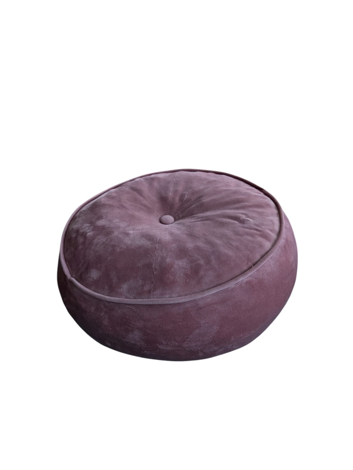 Coussin de sol velours vieux rose
