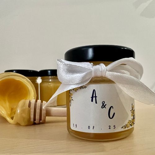 mini pot de miel artisanal - cadeau invité