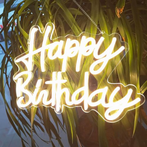 néon - happy birthday