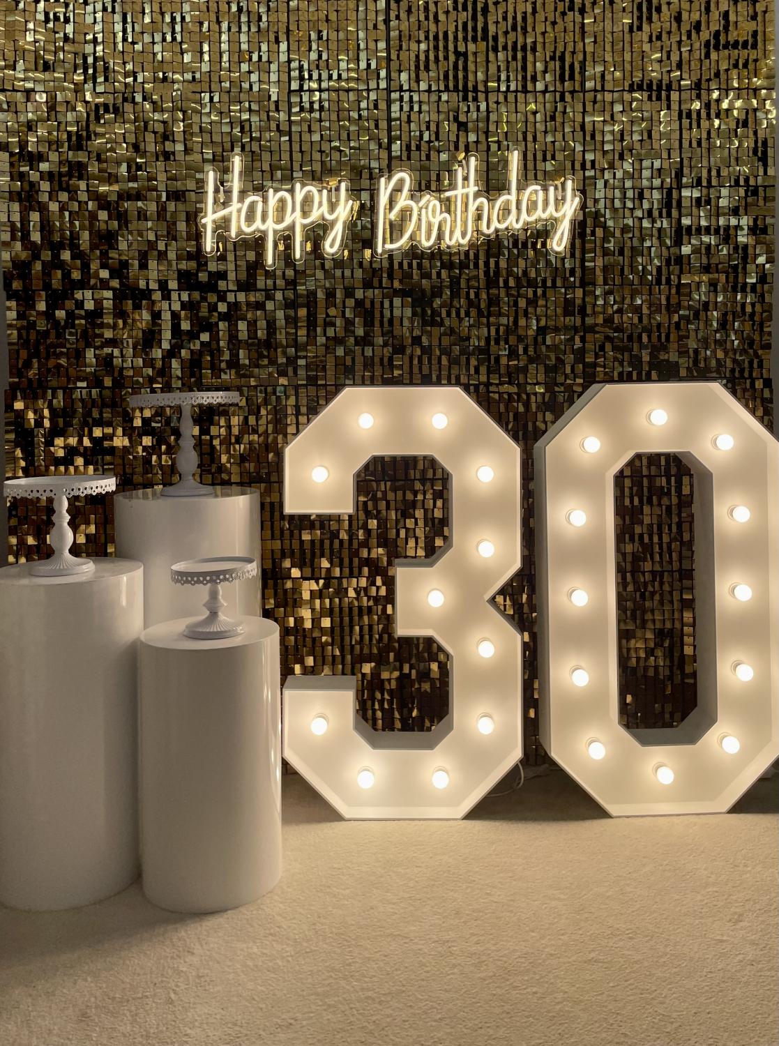 Chiffre lumineux (grand)