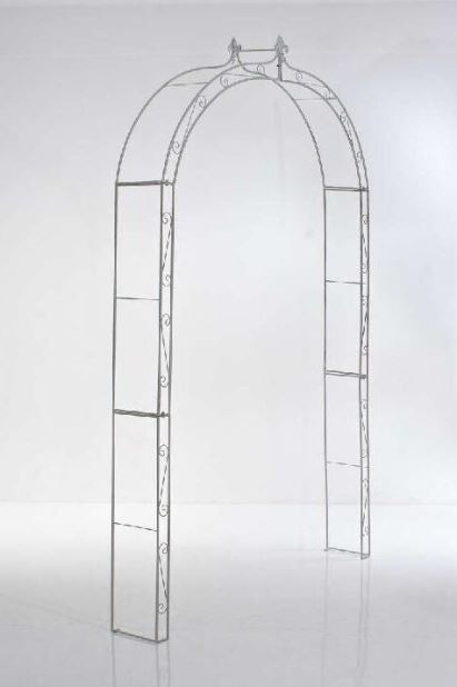 Arche métallique blanche