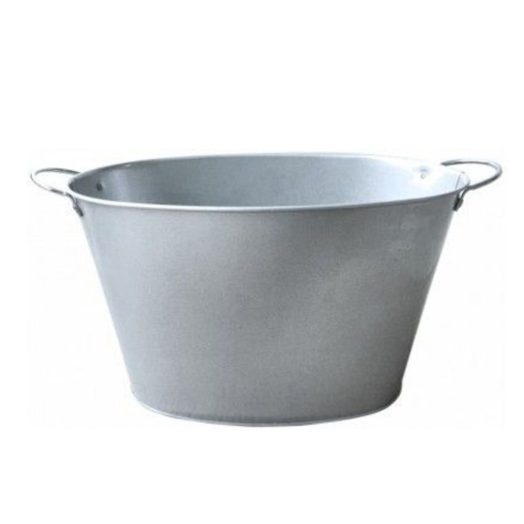 bassine zinc - 39x25cm