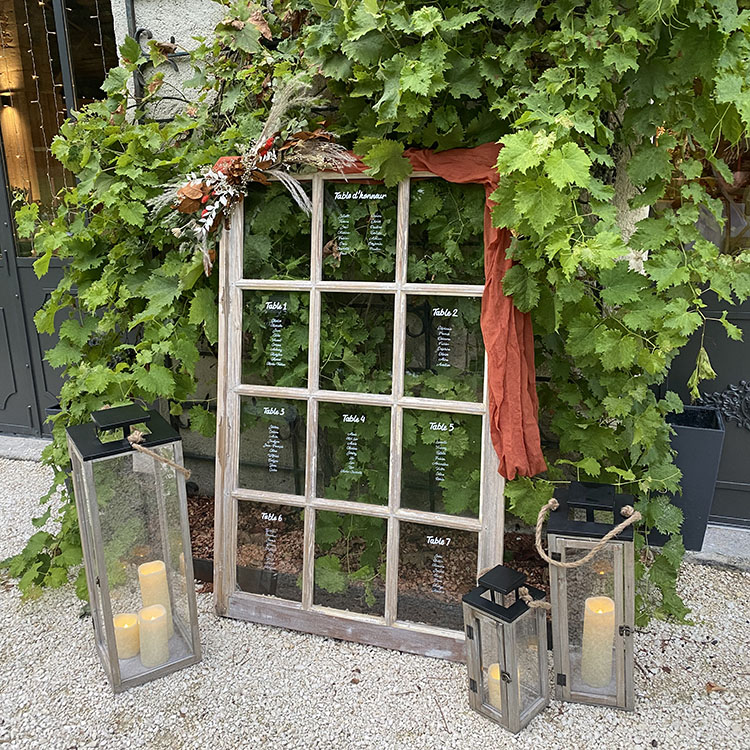 plan de table - fenêtre grand modèle