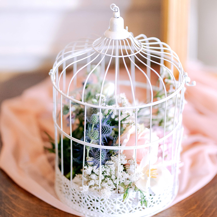 cage à oiseau ronde