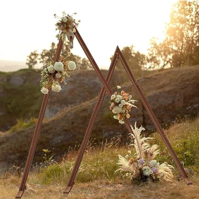 Arche triangle double bois