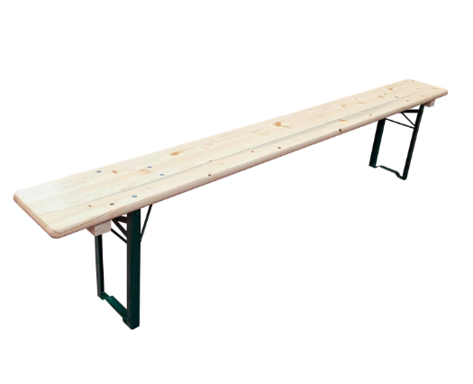 Banc en bois pied métal 4 personnes