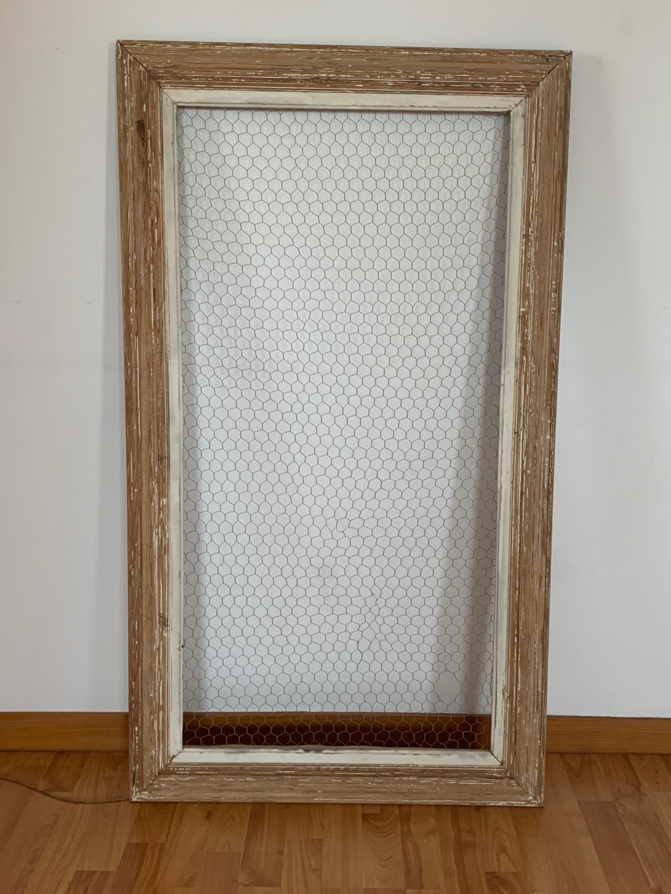 Cadre en grillage de poule