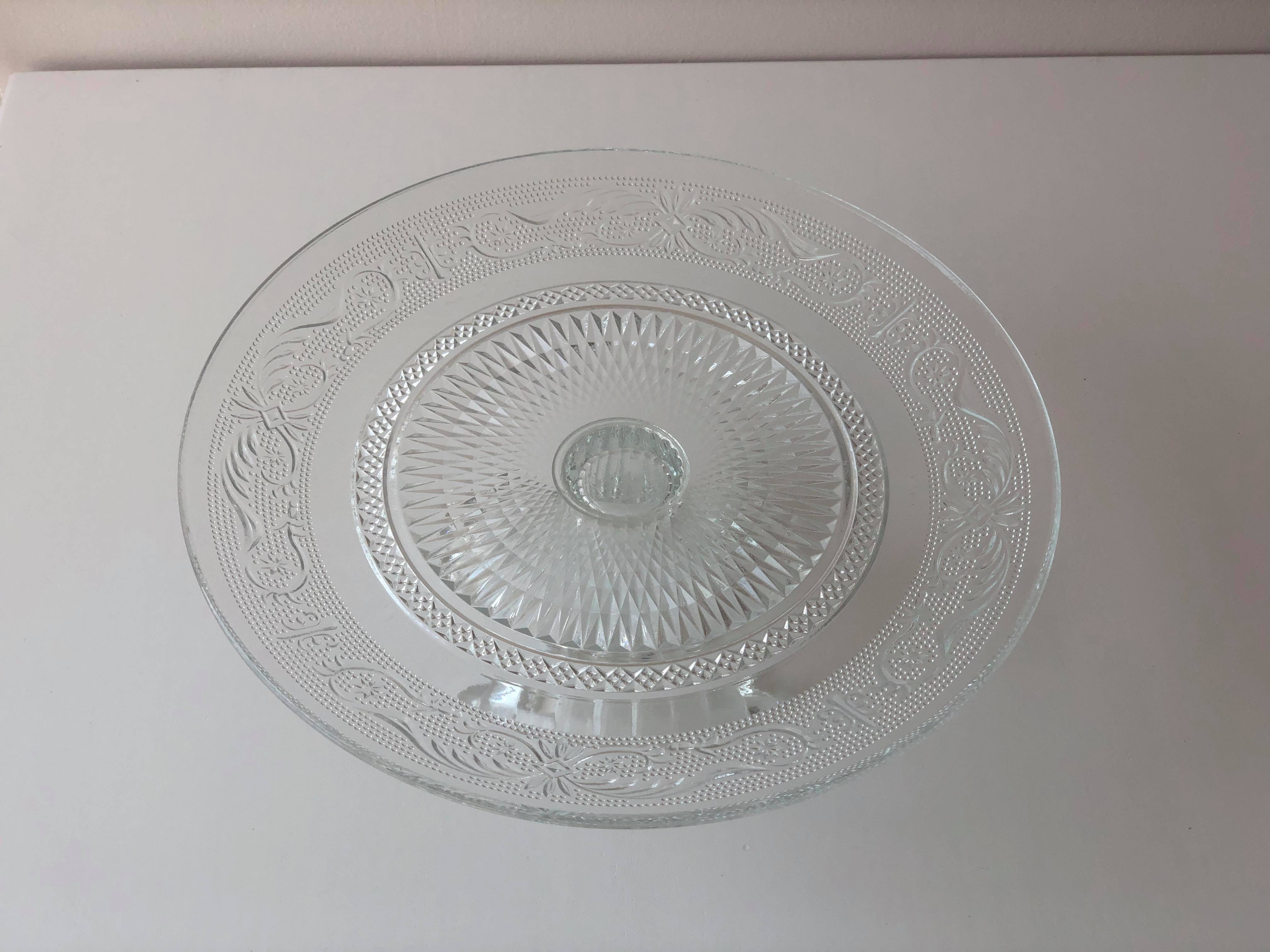 assiette a dessert transparente