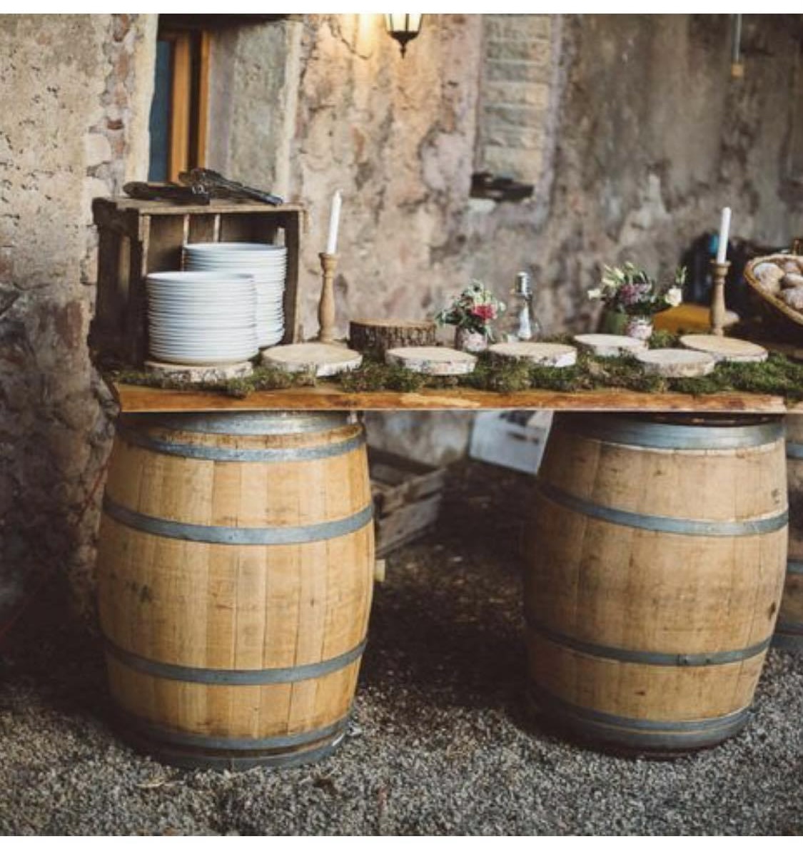 Planche pour table tonneau