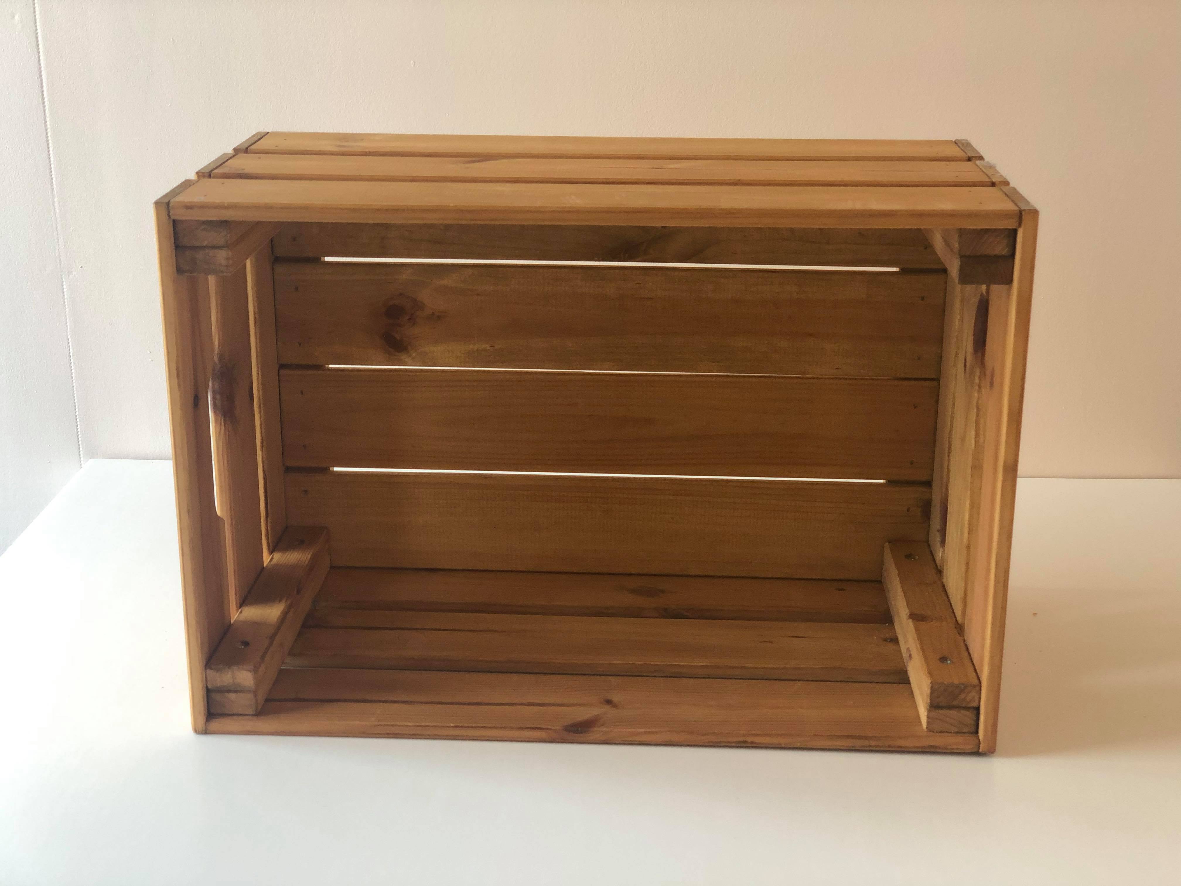 caisse en bois grand format