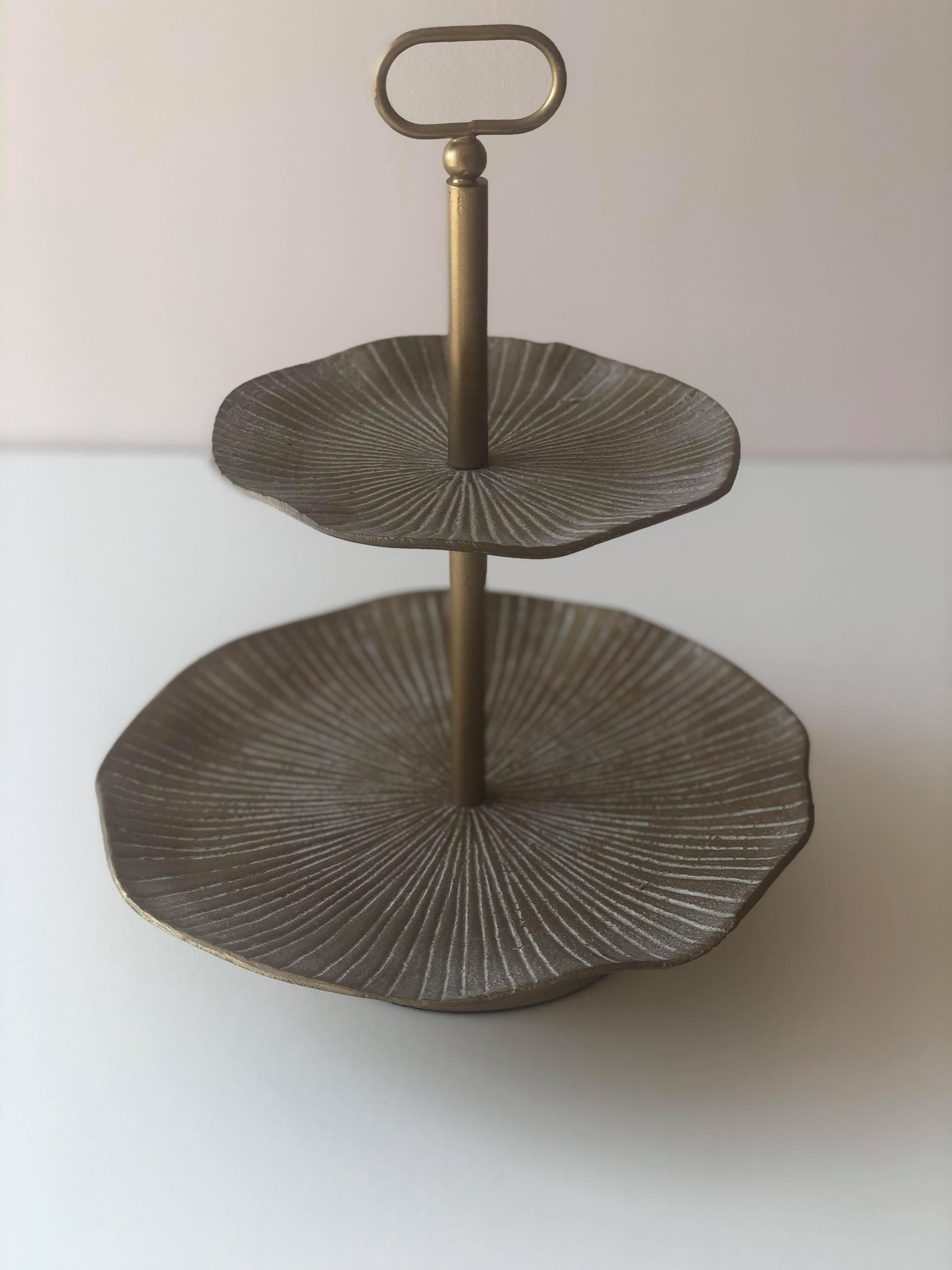 PRESENTOIR 2 ETAGES OR