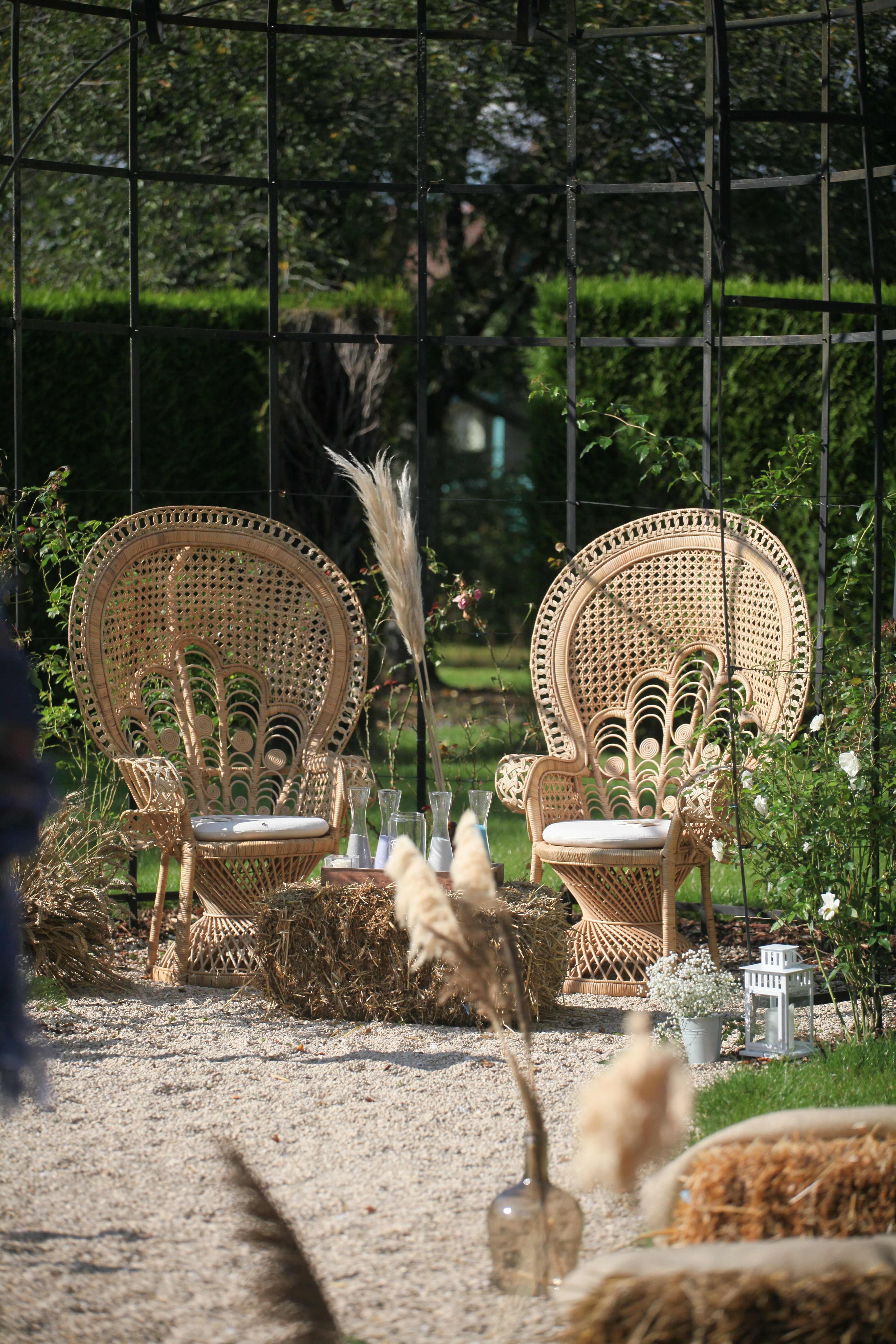 FAUTEUIL EN ROTIN GRAND