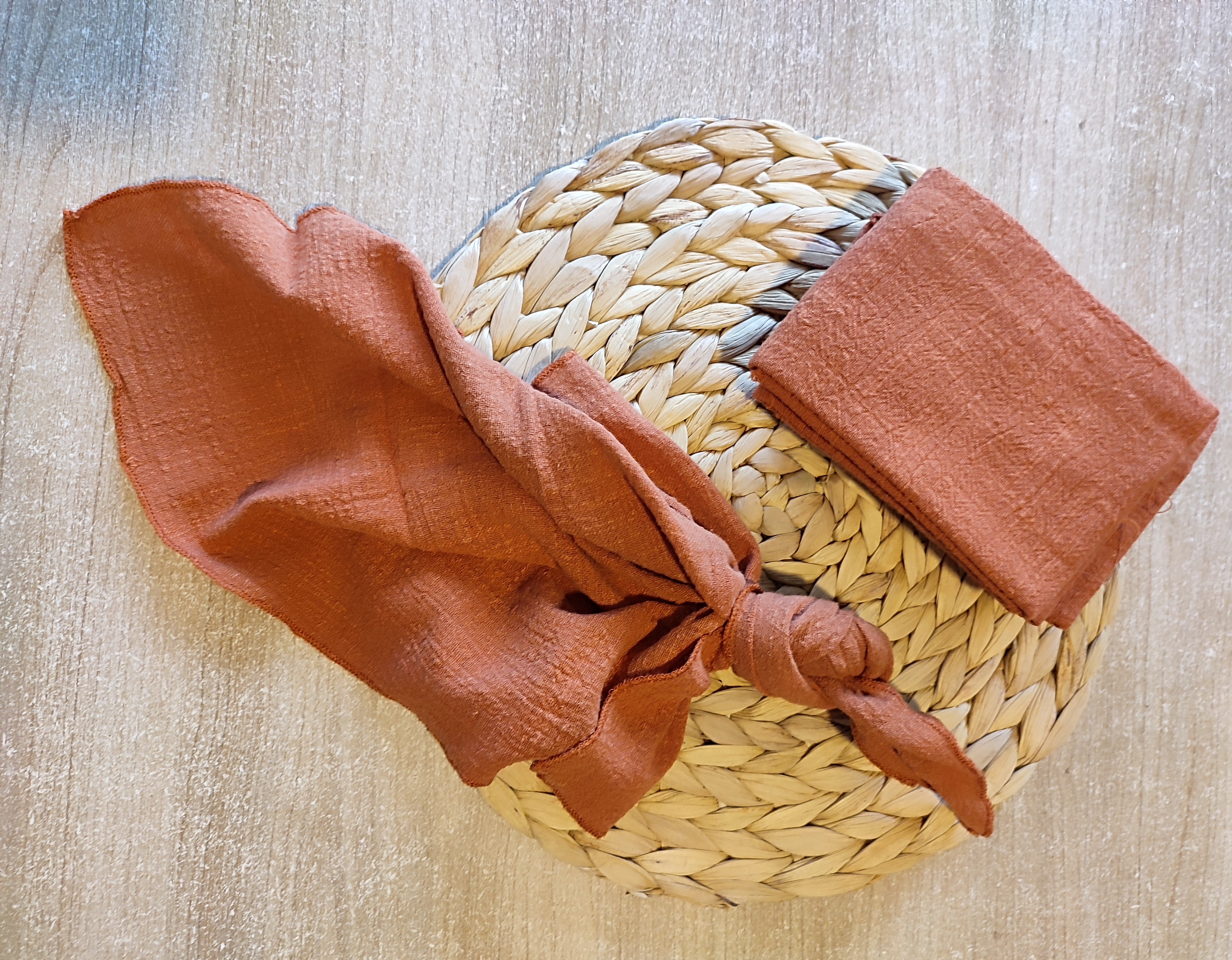 Serviette terracotta