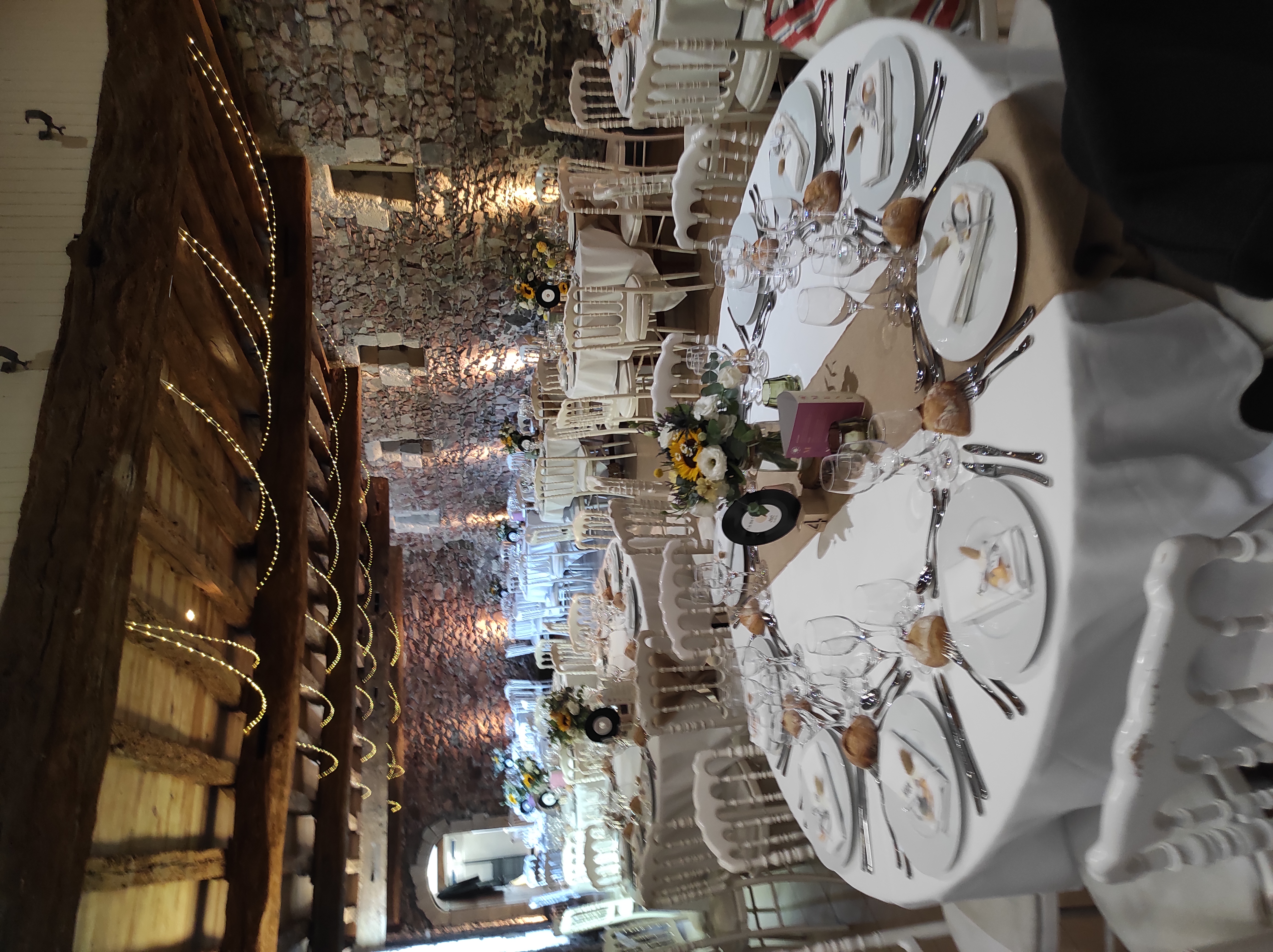 Chemin de table toile de jute