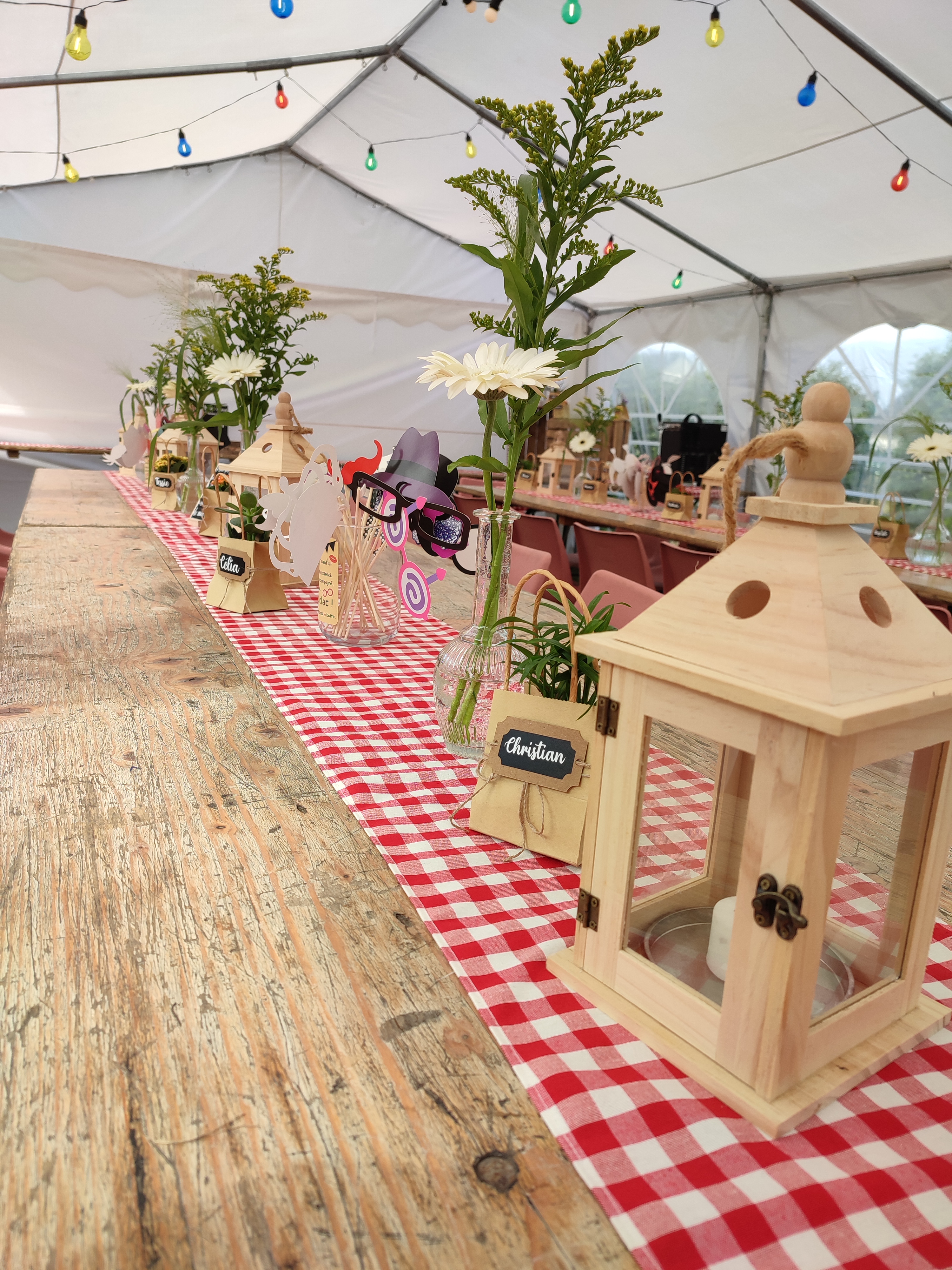 Chemin de table bistrot