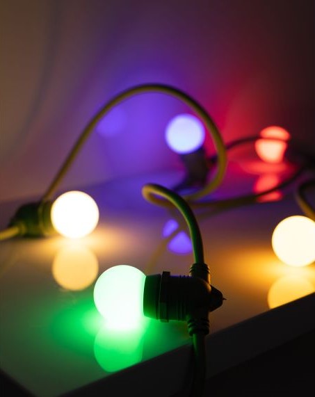 Guirlande guinguette multicolore